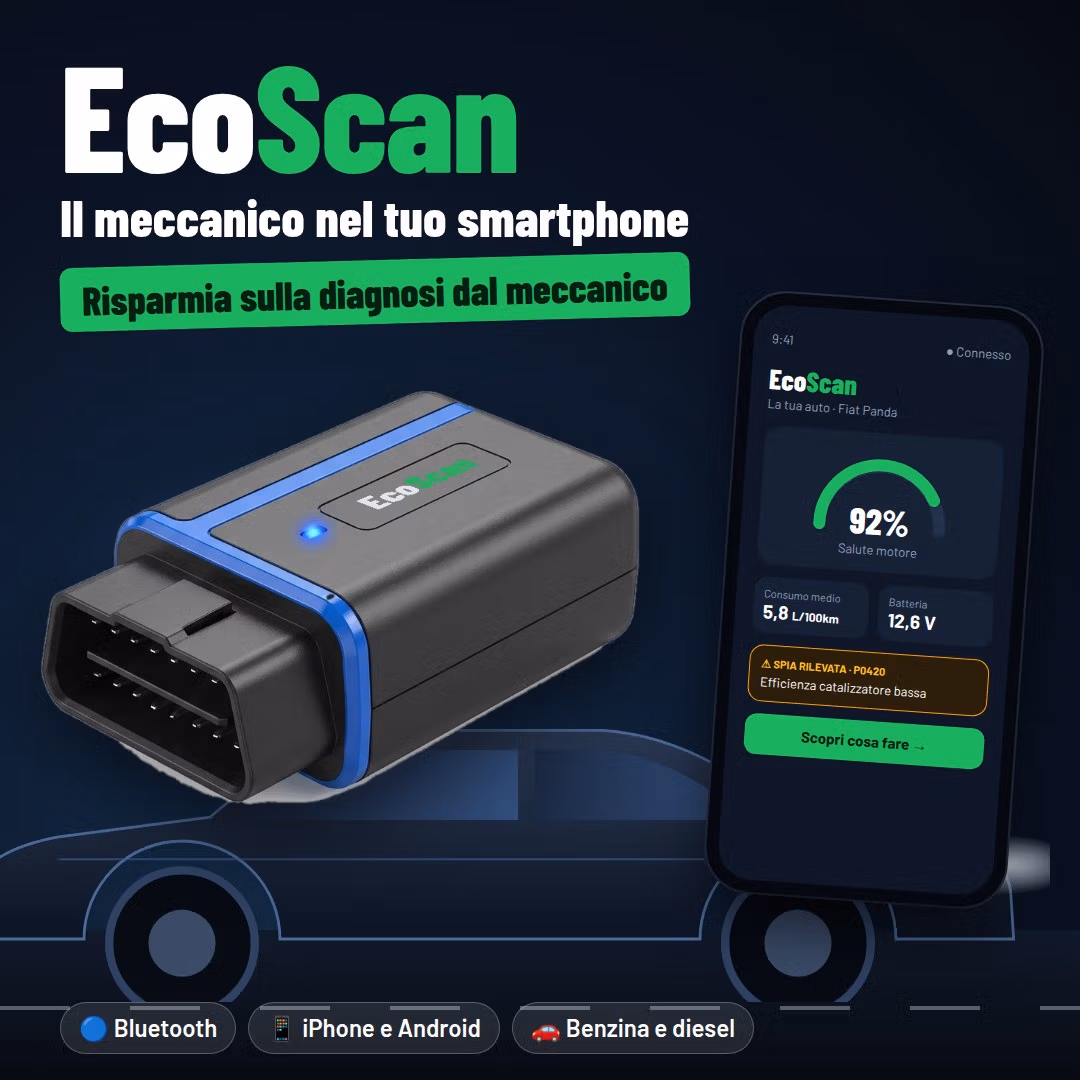 EcoScan, dispositivo per auto